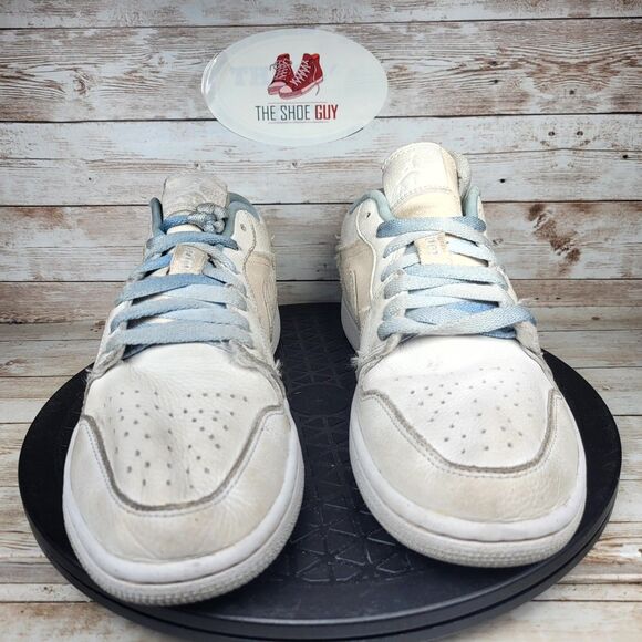 Jordan 1 Low Se Canvas Iris Whisper Sail Sneakers Women's Size 9.5 Walking Shoes - Picture 4 of 14